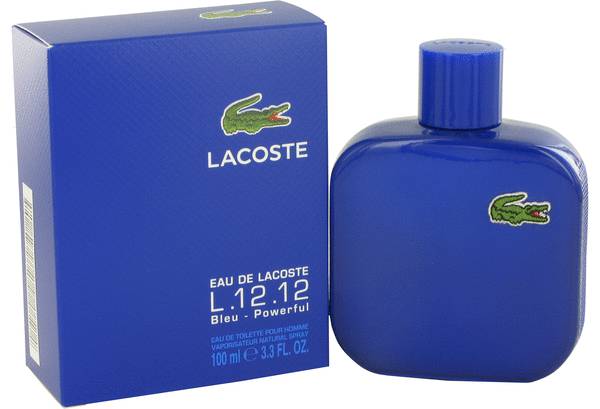 lacoste perfume blue bottle